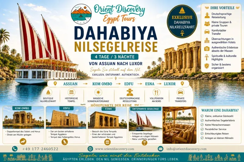 Exklusive Dahabiya-Nilkreuzfahrt | 4 Tage von Assuan nach Luxor Photo 1