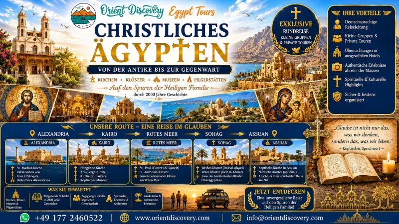 Private Christliche Ägypten-Rundreise | Kirchen, Klöster & Museen