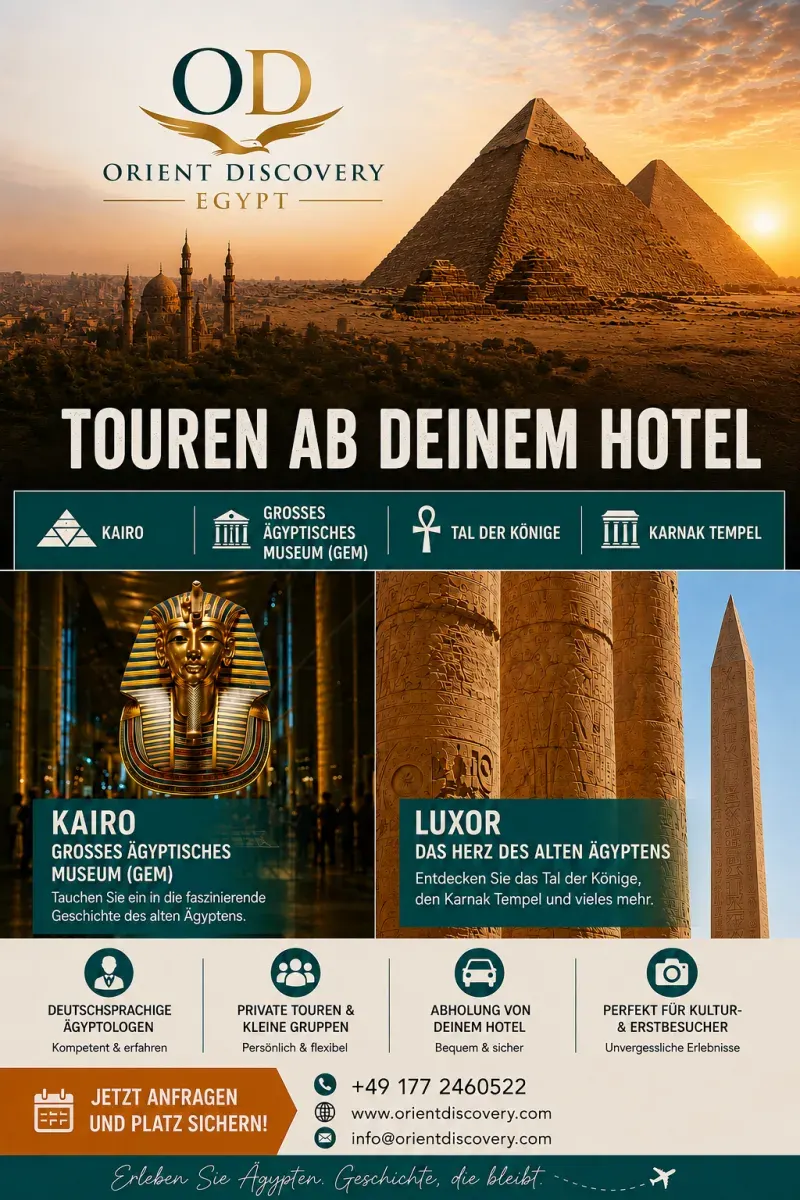 Private Ausflüge ab Hurghada 2026 | Luxor, Kairo & Ägyptologe