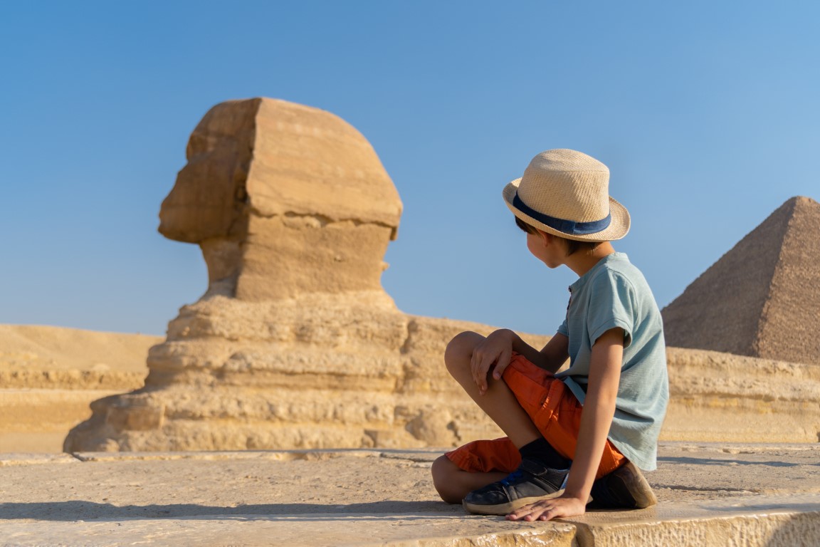 pyramiden ausflug ab hurghada mit blick auf die sphinx