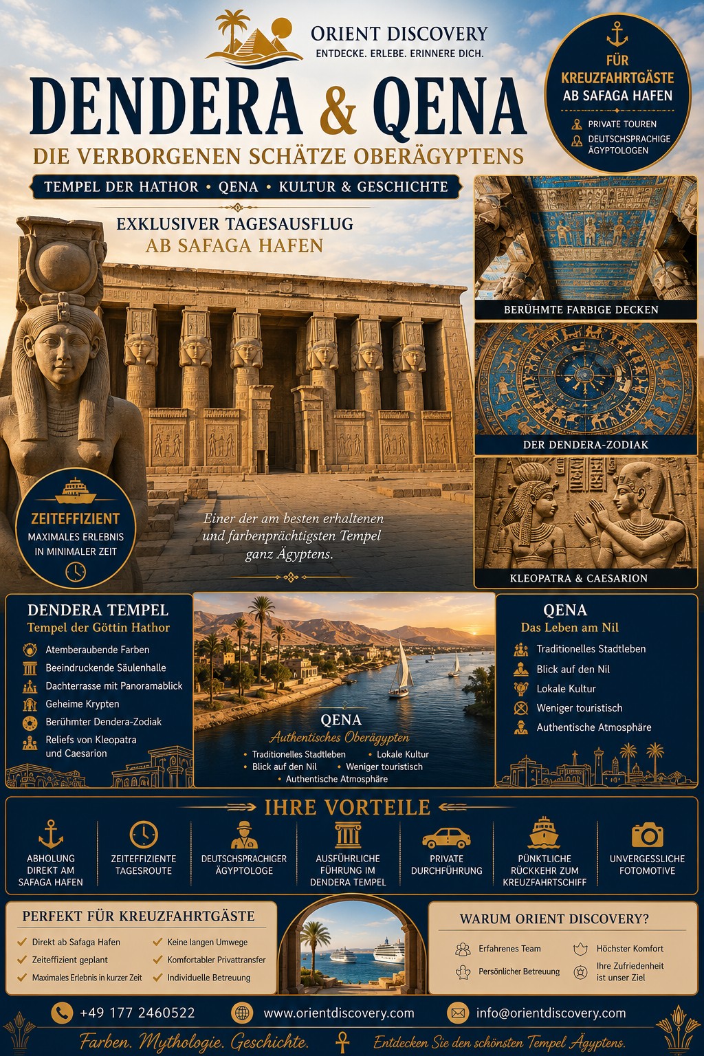Dendera Tempel & Qena Tagesausflug ab Safaga