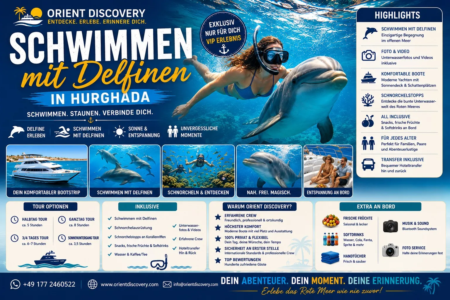 Delfinschwimmen Hurghada