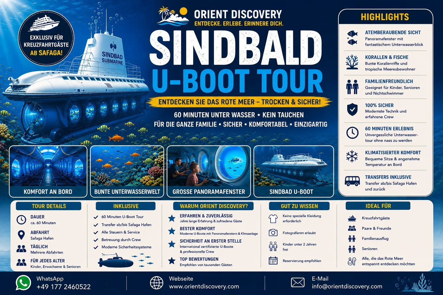 Sindbad U-Boot Tour Hurghada 