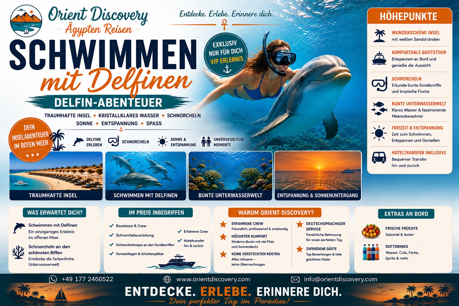 Delfinschwimmen Hurghada