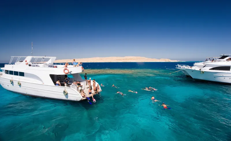Eden Island Boat Trip Hurghada | Full-Day Snorkeling & Island Tour Photo 1