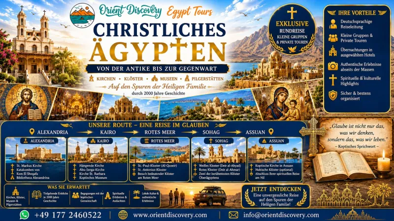 Private Christliche Ägypten-Rundreise | Kirchen, Klöster & Museen
